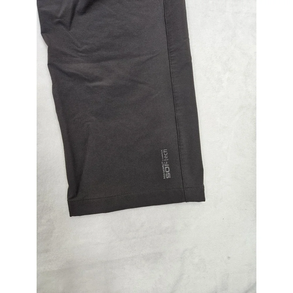 Mammut Pant Mens 37x28 Gray Cotton Straight Leg Climbing Hiking Gorpcore Stretch